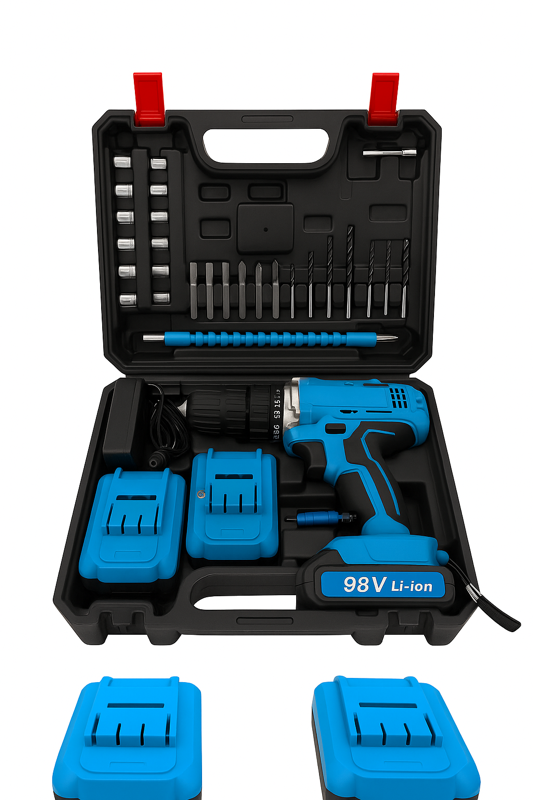 Taladro 98V de Impacto 🔧 Potencia Profesional, Precio Oferta