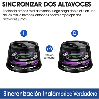 Altavoz Bluetooth magnético multifuncion