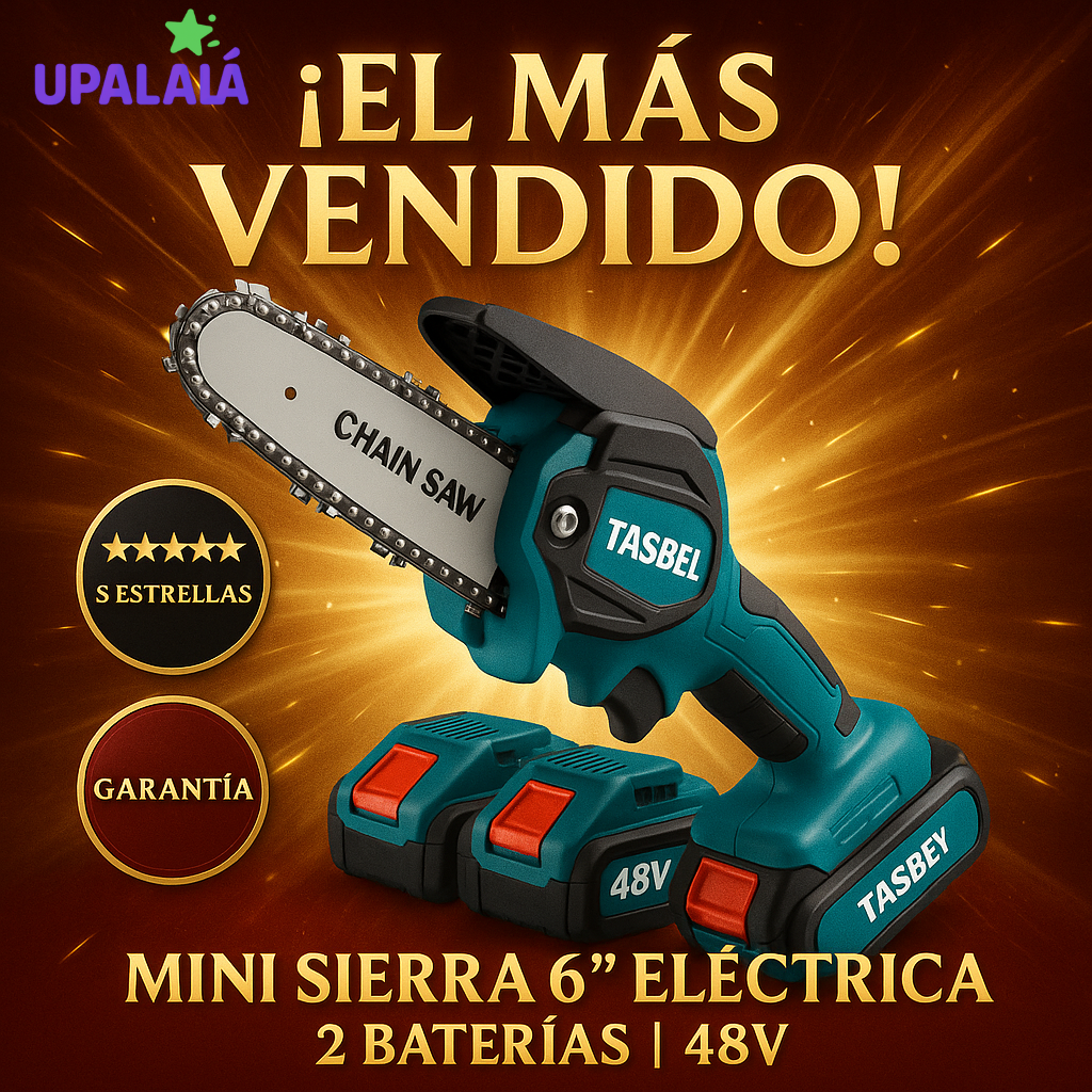 MINI SIERRA 6"  ELECTRICA 2 BATERIAS 48V