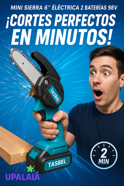 MINI SIERRA 6"  ELECTRICA 2 BATERIAS 48V