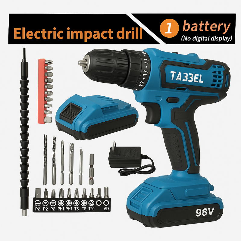 Taladro 98V de Impacto 🔧 Potencia Profesional, Precio Oferta