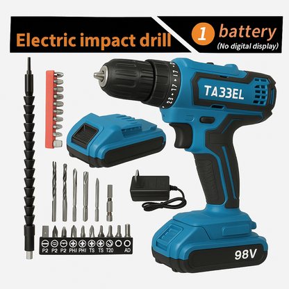 Taladro 98V de Impacto 🔧 Potencia Profesional, Precio Oferta